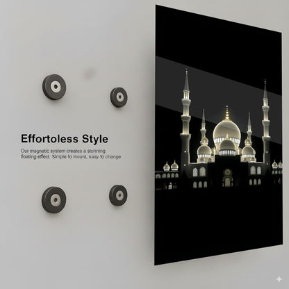 Illuminated Grand Mosque - Installation Mockup