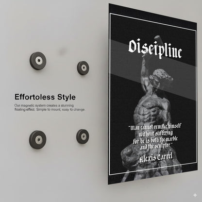 Sculpting Inner Strength - Installation Mockup