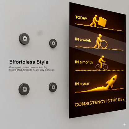 Consistent Rocket Progress - Installation Mockup