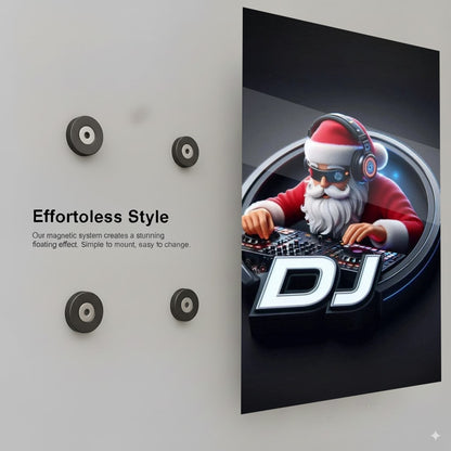 Santa DJ Rocking - Installation Mockup