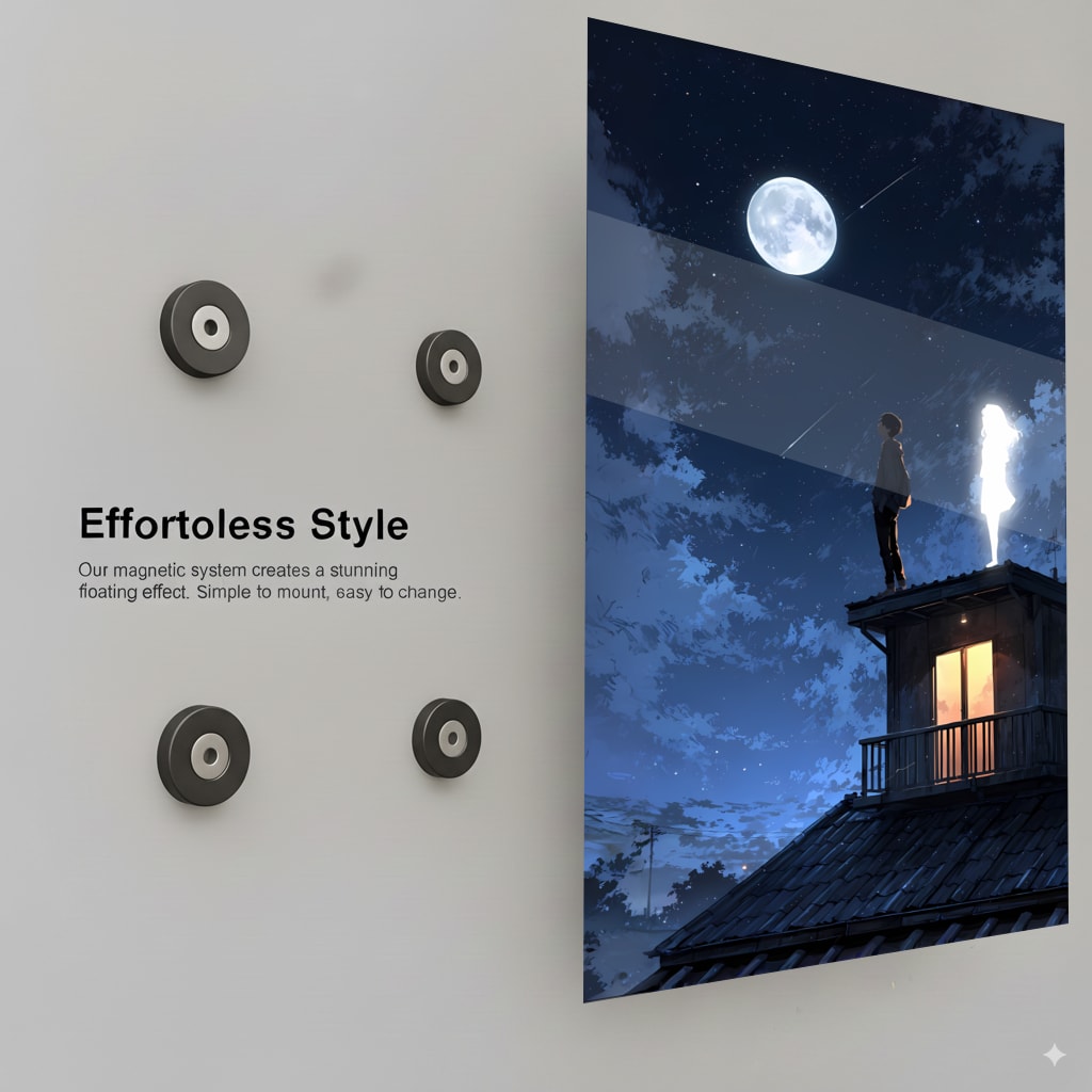 Moonlit Rooftop Serenade - Installation Mockup