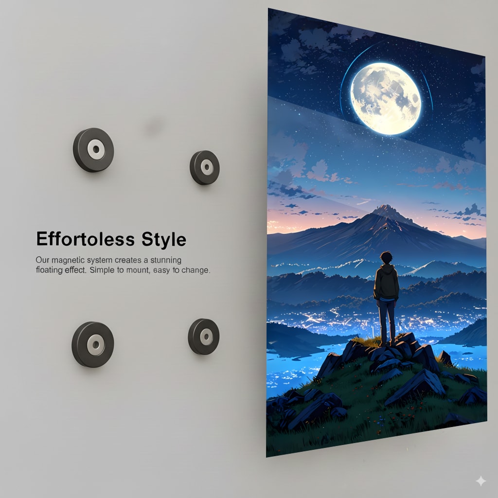 Lunar Mountain Gaze - Installation Mockup