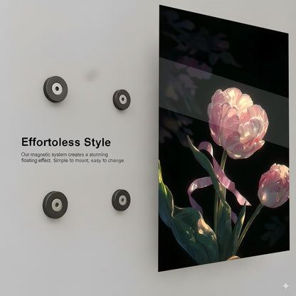 Floral Beauty Unveiled - Installation Mockup