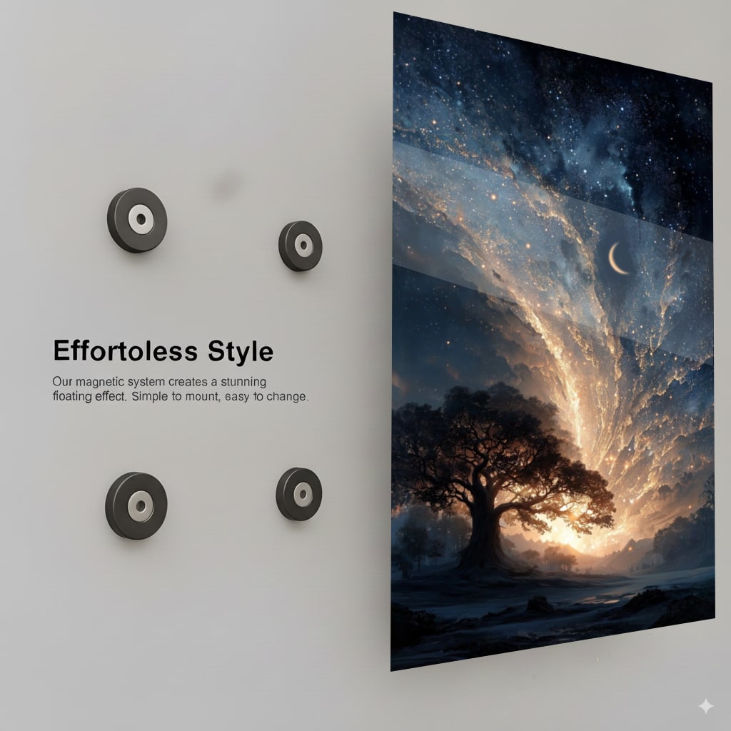 Celestial Oak Night - Installation Mockup