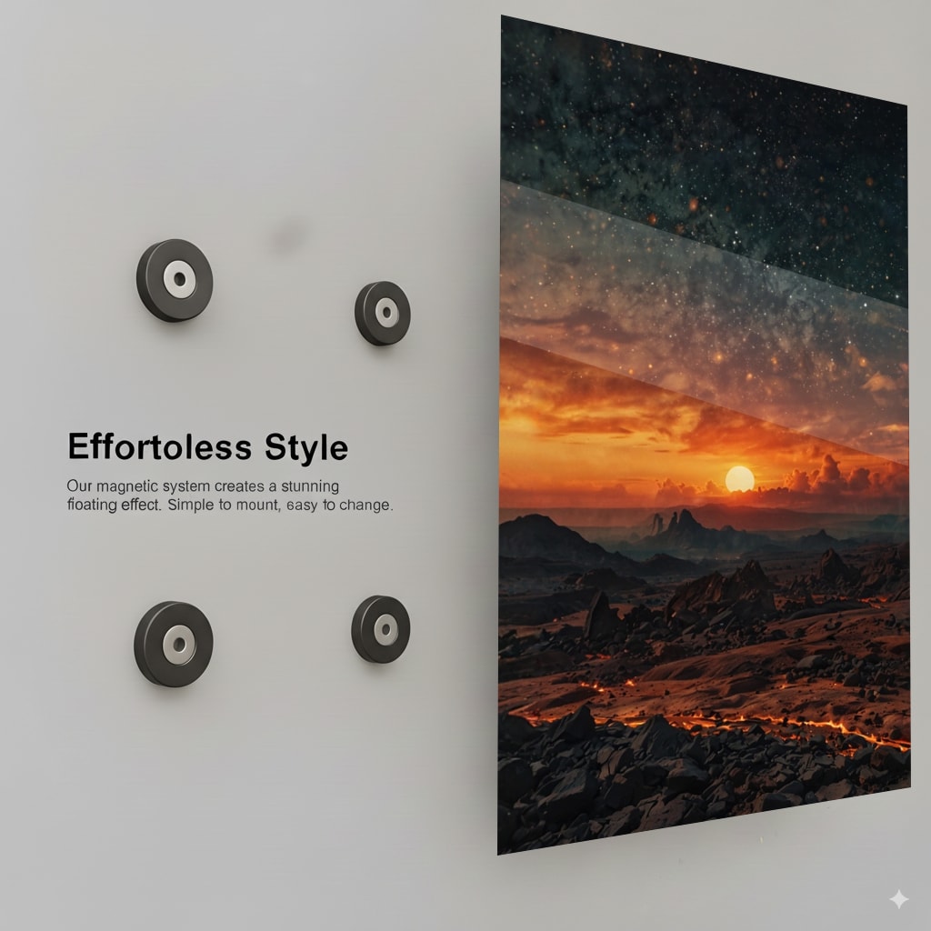 Cosmic Desert Sunset - Installation Mockup