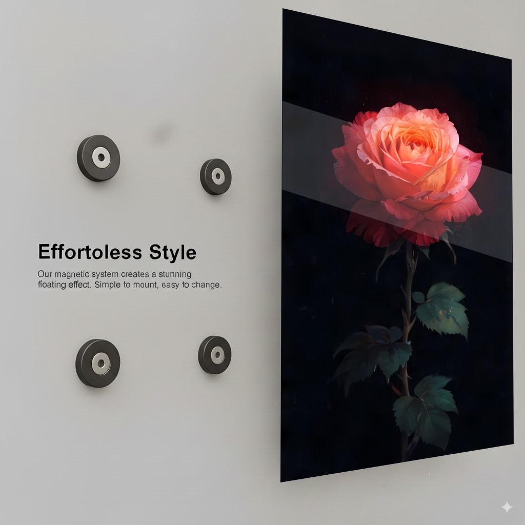 [Rose in Shadow] - Installation Mockup