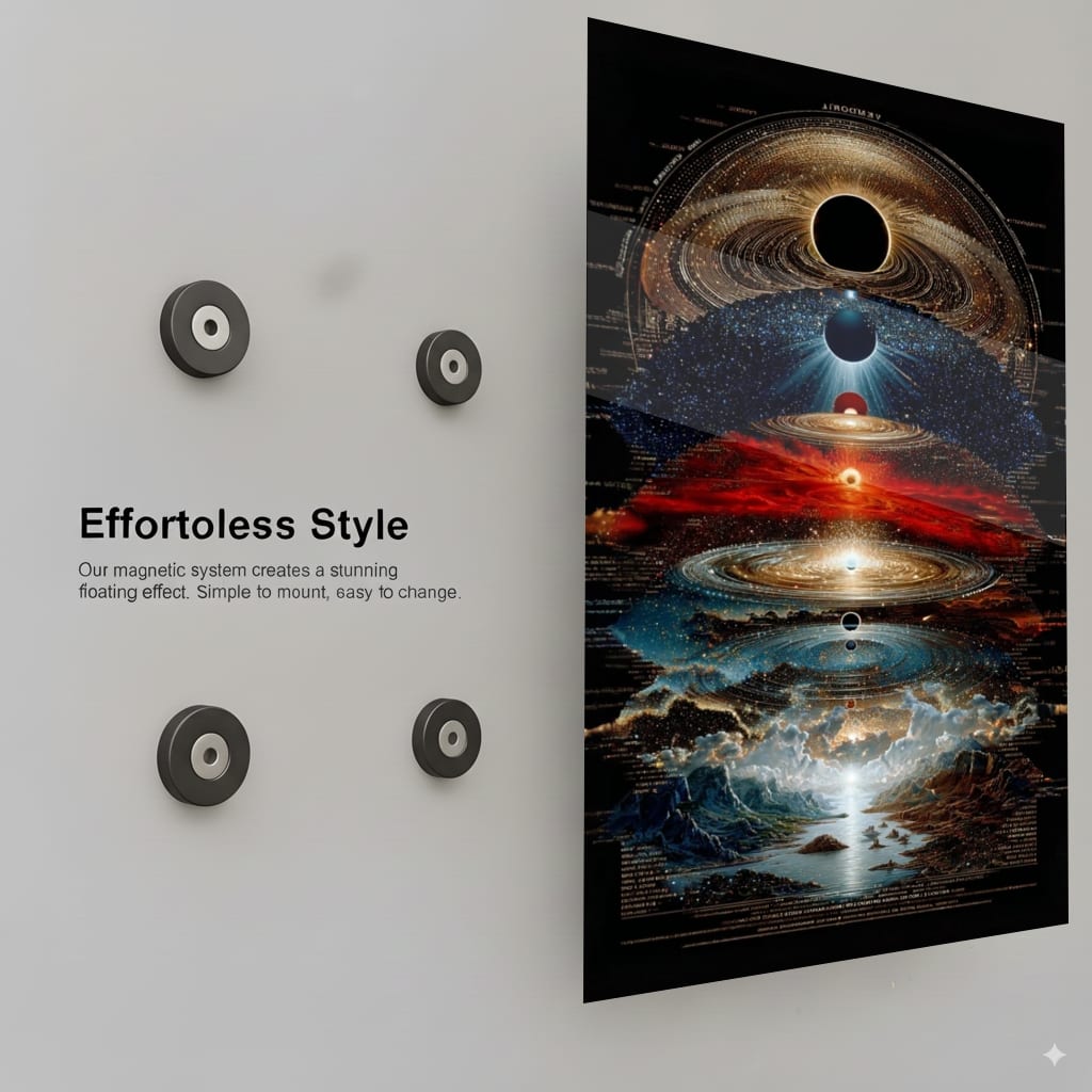 Cosmic Layers Unveiled - Installation Mockup