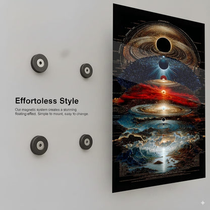 Cosmic Layers Unveiled - Installation Mockup