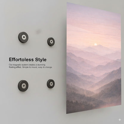 Misty Mountain Sunrise - Installation Mockup