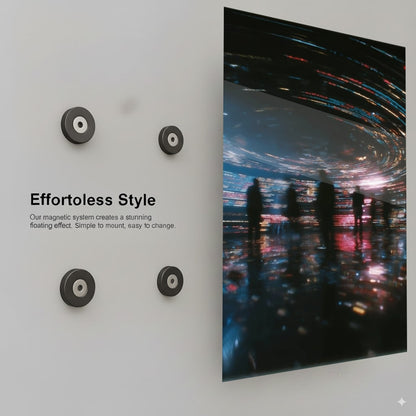 Futuristic Light Trails - Installation Mockup