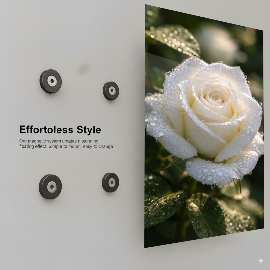 Dew Kissed Rose - Installation Mockup