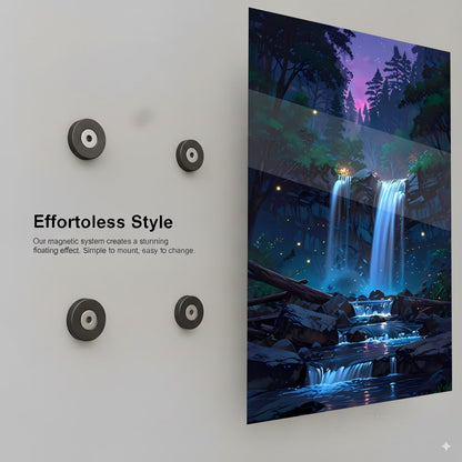 Serene Waterfall Night - Installation Guide