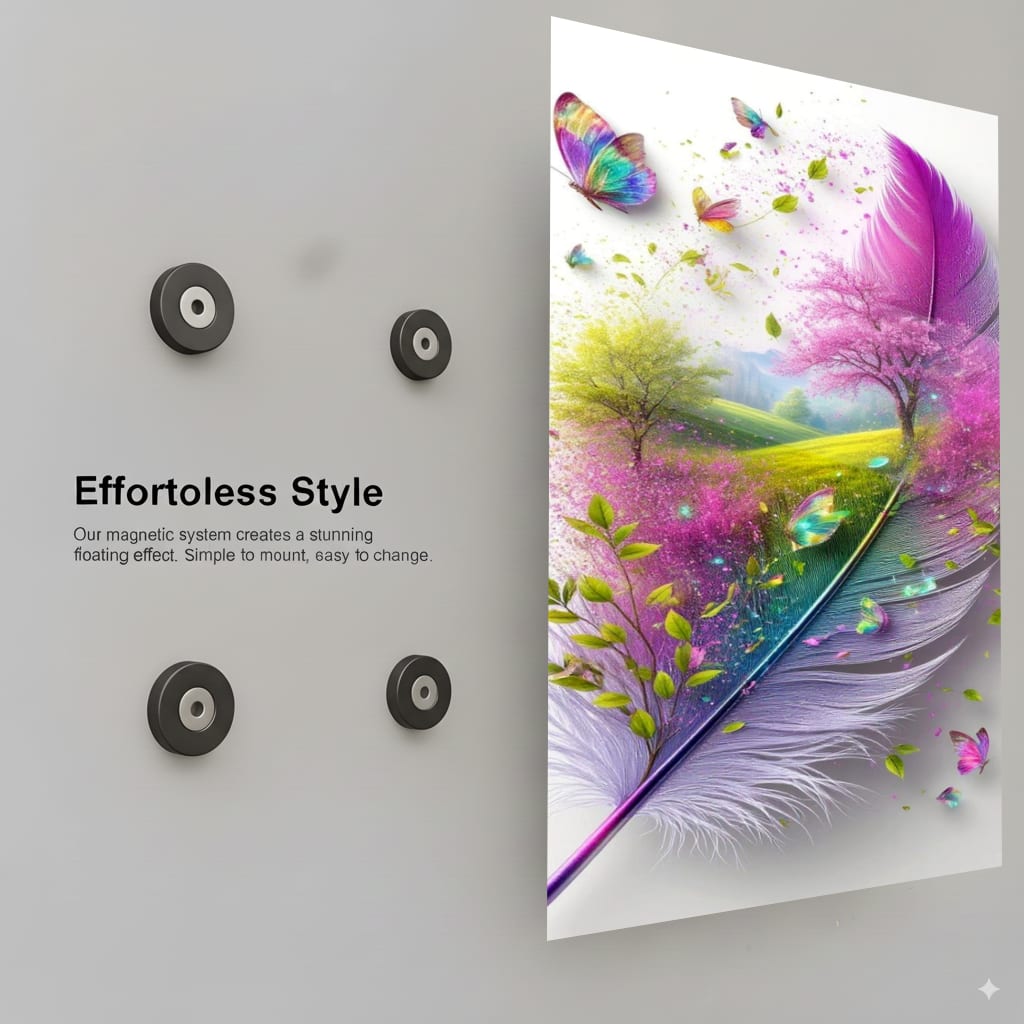 Feathered Spring Dream - Installation Mockup