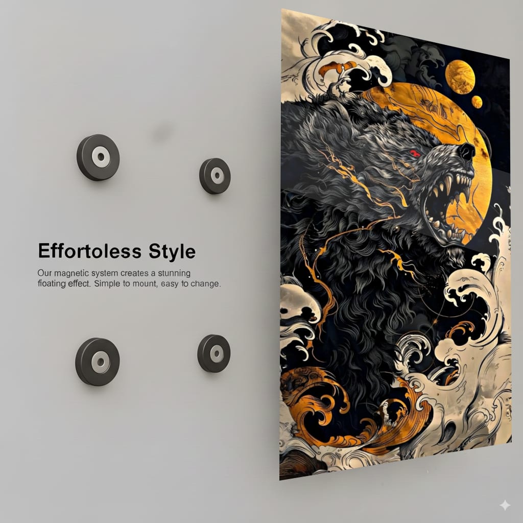 Lunar Wolf Fury - Installation Mockup