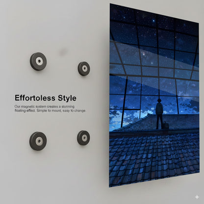 Stargazing Rooftop Dreamer - Installation Mockup