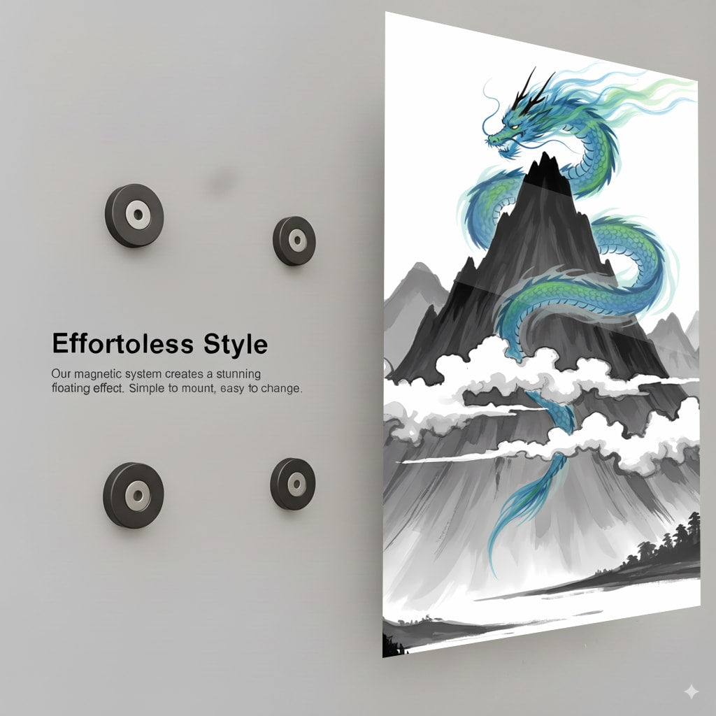 Azure Serpent's Ascent - Installation Mockup