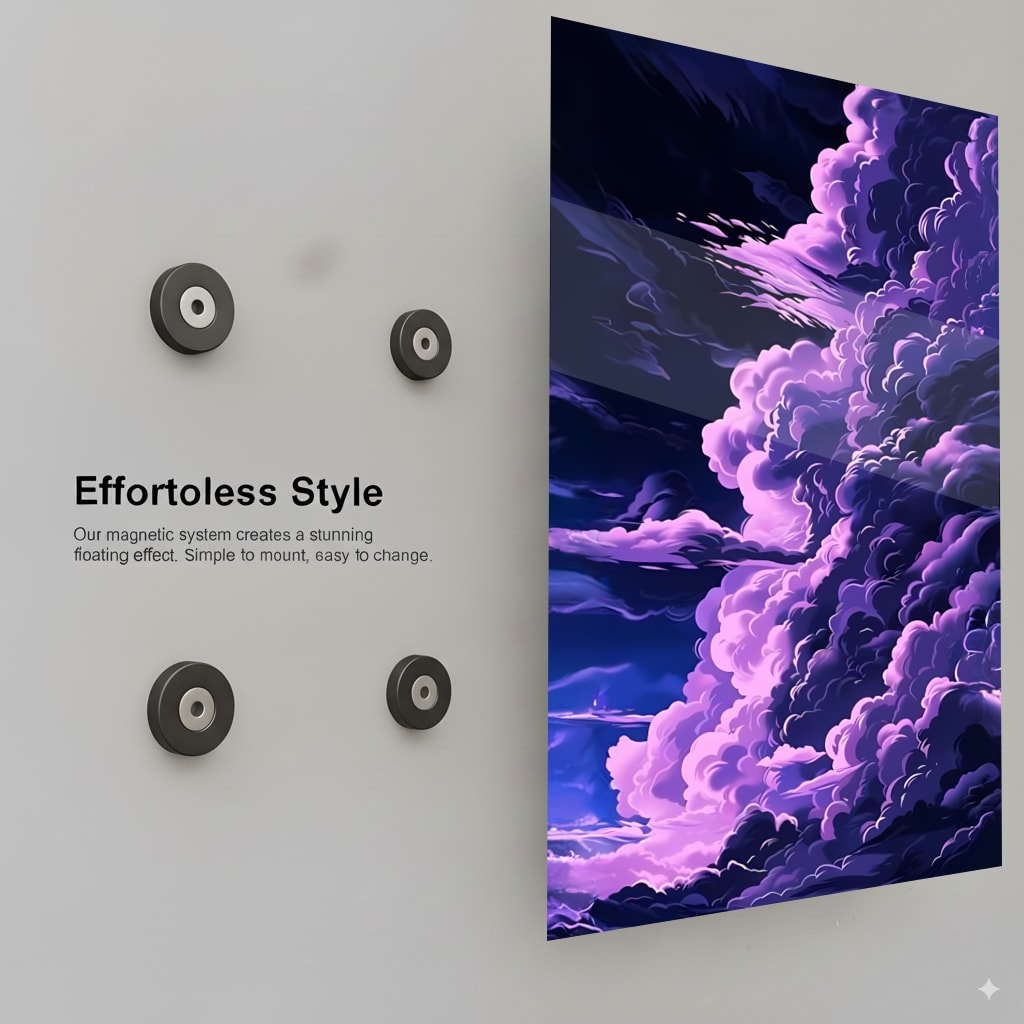 Violet Skies Canvas - Installation Guide
