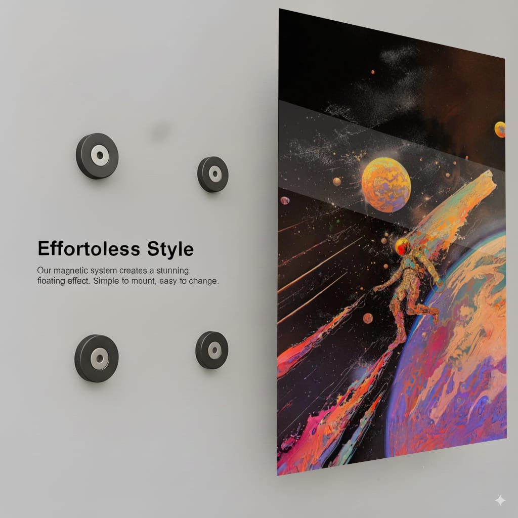 Cosmic Color Dance - Installation Mockup