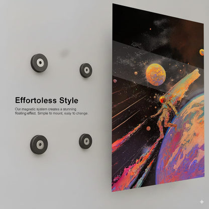 Cosmic Color Dance - Installation Mockup