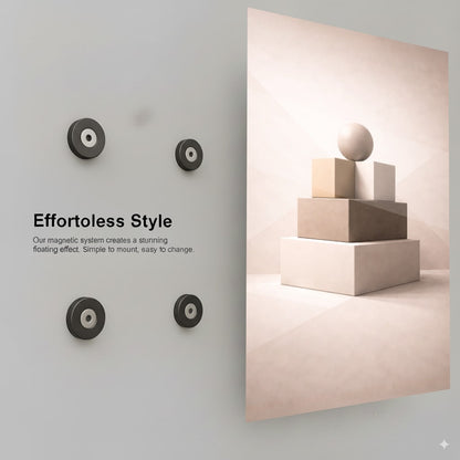 Geometric Beige Harmony - Installation Mockup