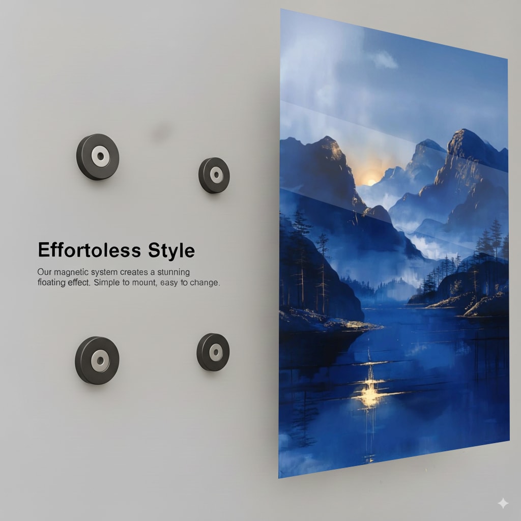 Azure Mountain Calm - Installation Mockup