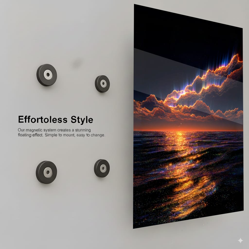 Fiery Ocean Sky - Installation Mockup