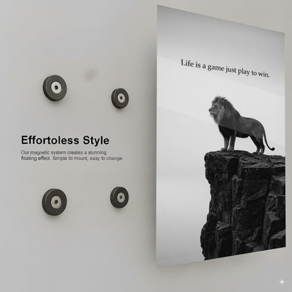Majestic Lion's Wisdom - Installation Mockup