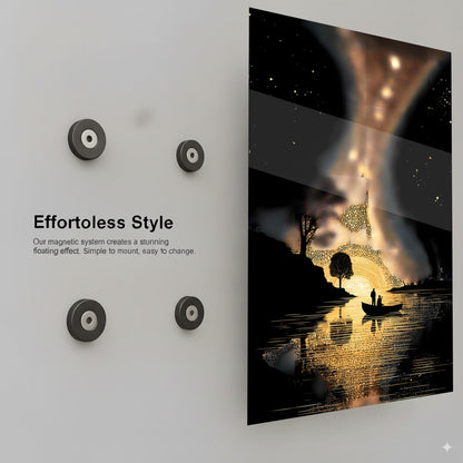 Golden Evening Serenity - Installation Mockup