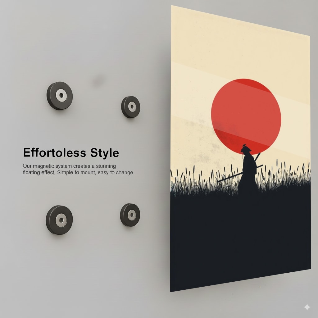 Solitary Samurai Sunset - Installation Mockup