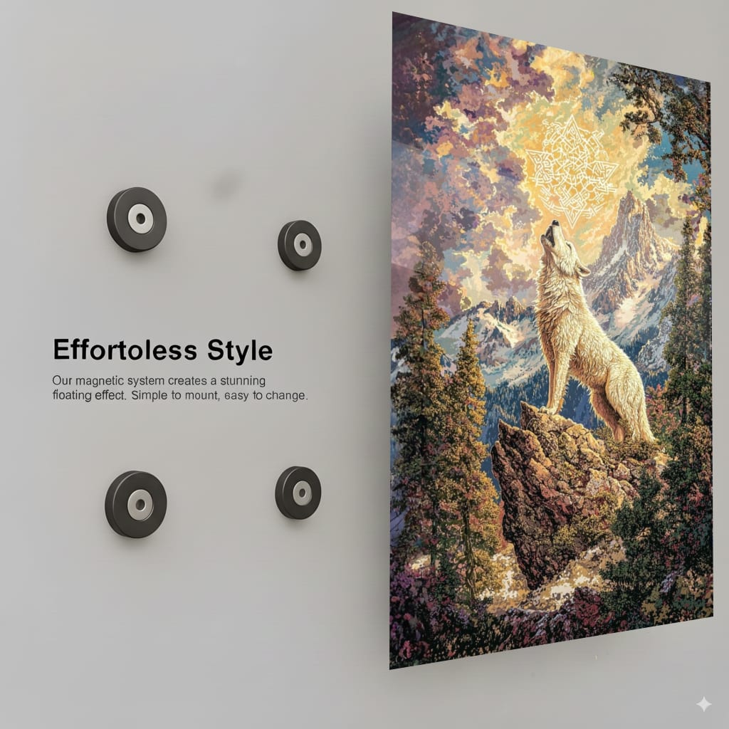 Mystical Wolf's Call - Installation Mockup