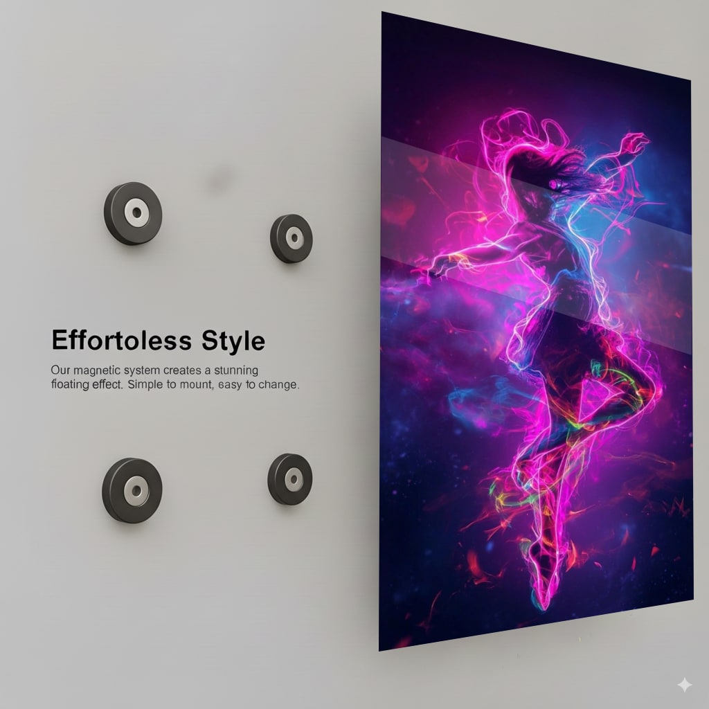 Neon Dance Energy - Installation Mockup