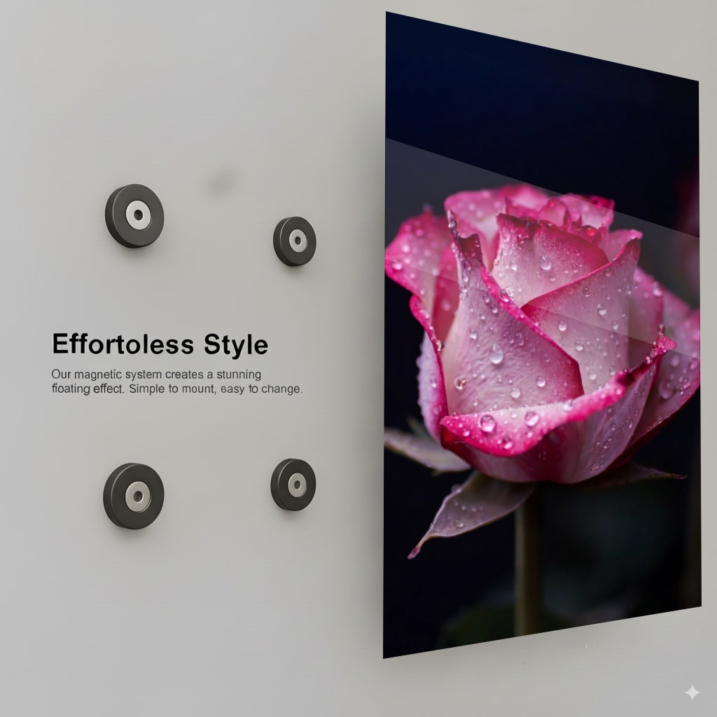 Dew Kissed Rose - Installation Mockup