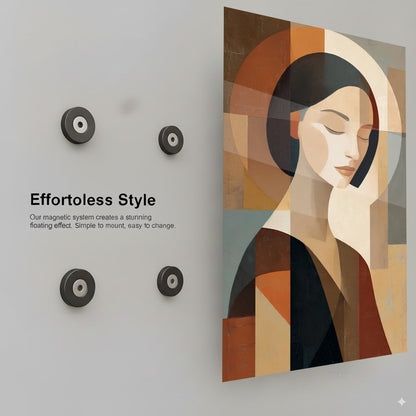 Abstract Calm Portrait - Installation Mockup
