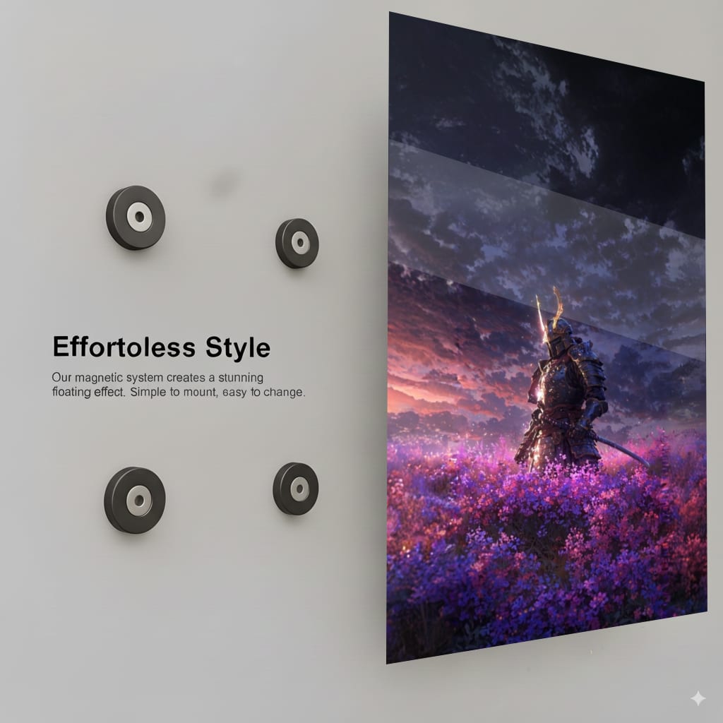 Blooming Samurai Soul - Installation Mockup