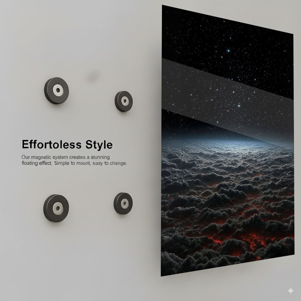 Cosmic Molten Sky - Installation Mockup