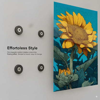Sunny Sunflower Bloom - Installation Mockup
