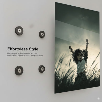 Joyful Victory In Grass - Installation Mockup