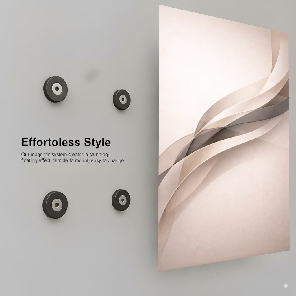 Delicate Curved Layers - Installation Mockup