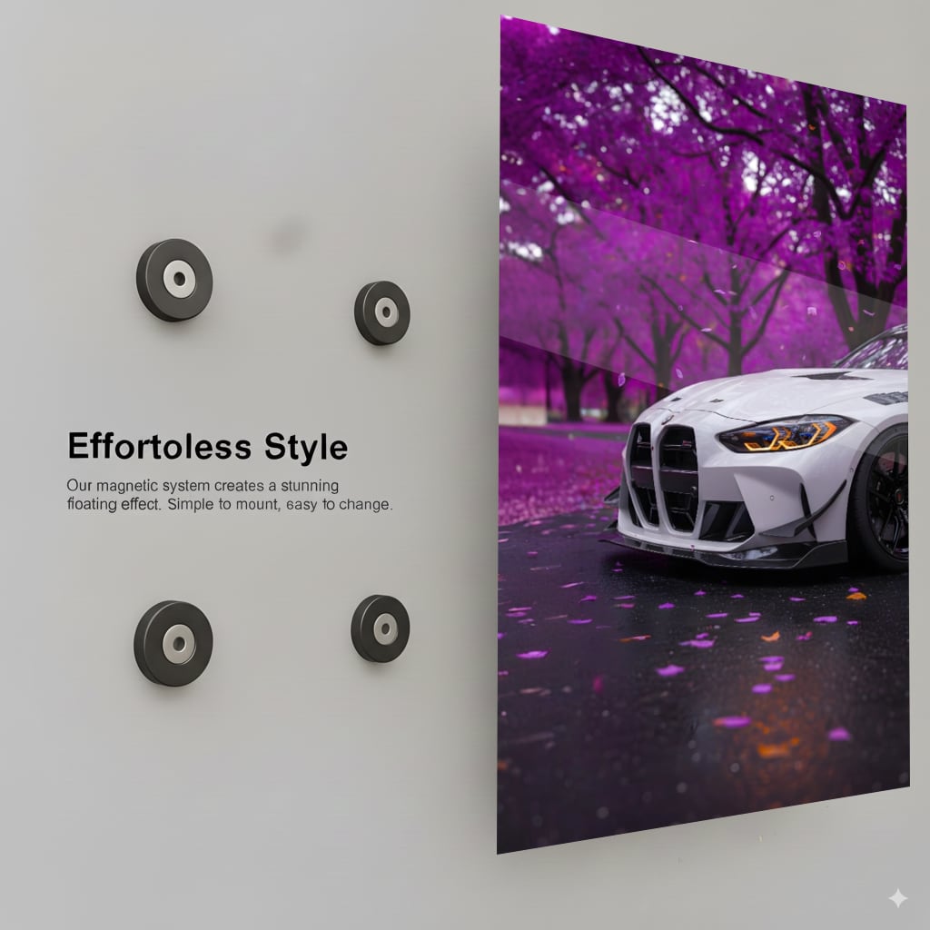 Purple Car Dream - Installation Mockup