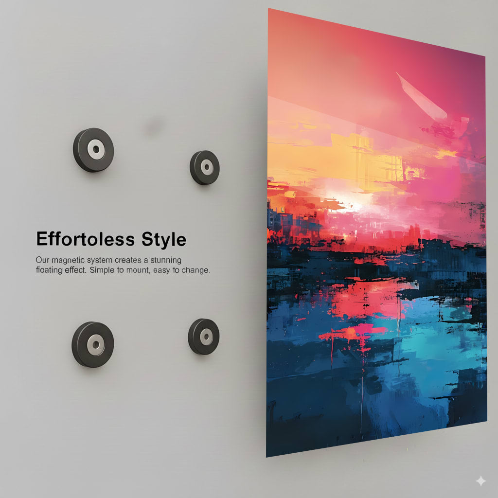 Urban Reflections Abstract - Installation Mockup