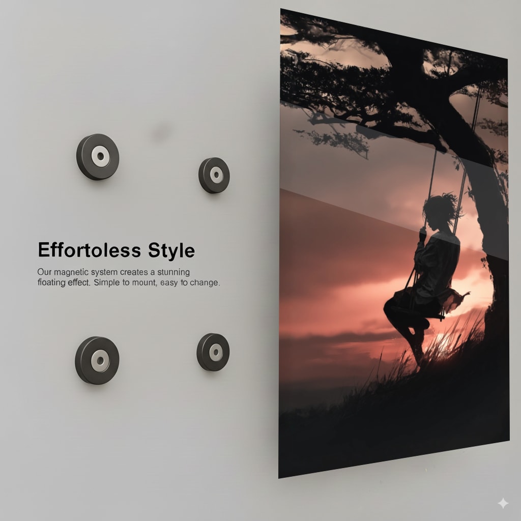 Sunset Swing Serenity - Installation Mockup