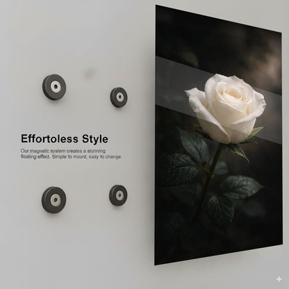 Ivory Floral Elegance - Installation Mockup