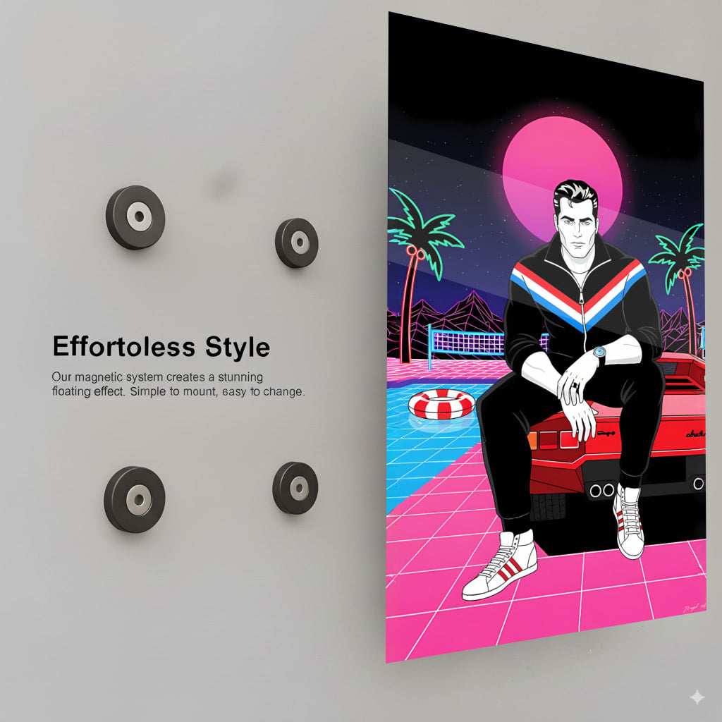 Poolside Night Racer – Retrowave 80s Patrick Nagel - Installation Guide