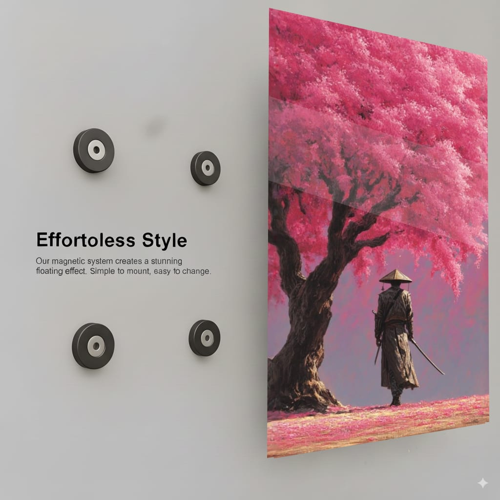 Samurai Blossom Dream - Installation Mockup