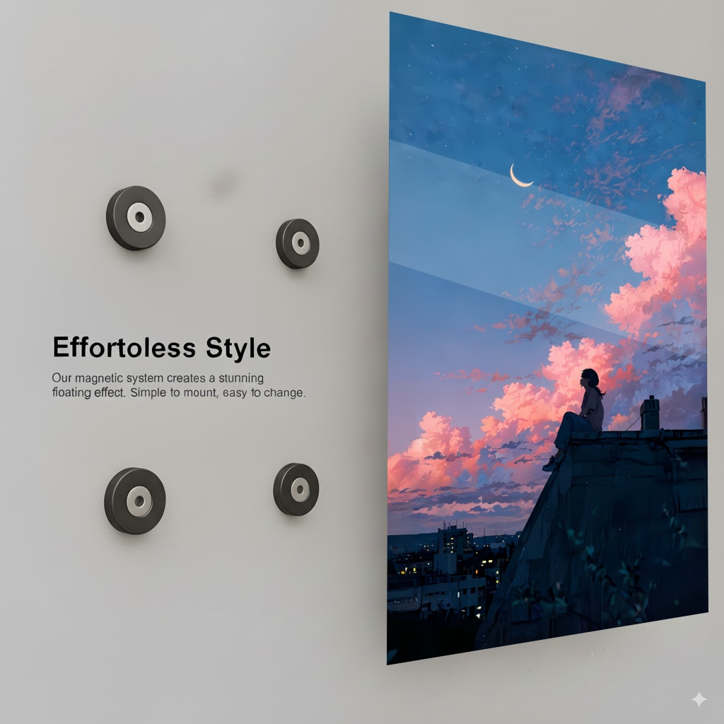 Rooftop Moon Gaze - Installation Mockup