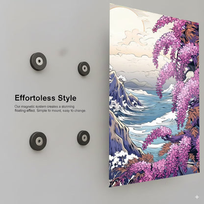 Coastal Wisteria Bloom - Installation Mockup