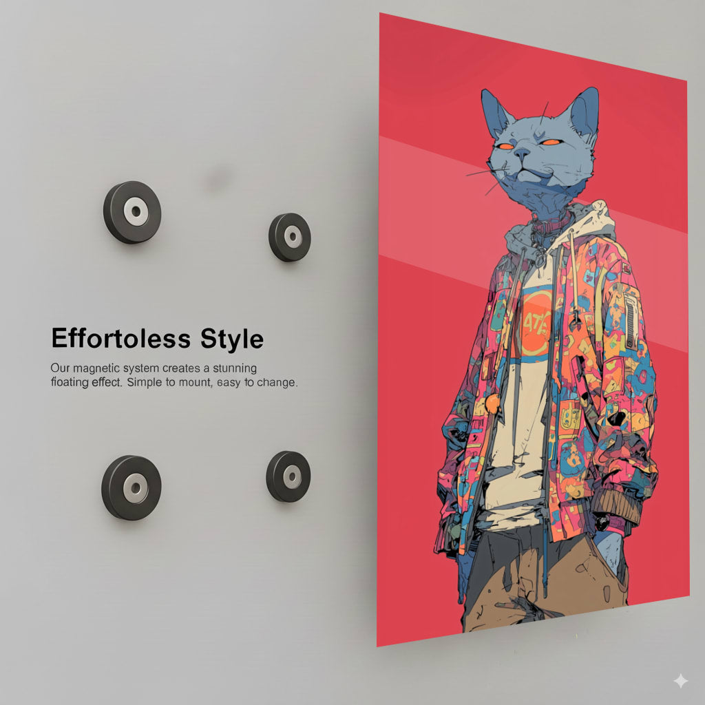 Cat Boy -Urban Cat Style- - Installation Mockup