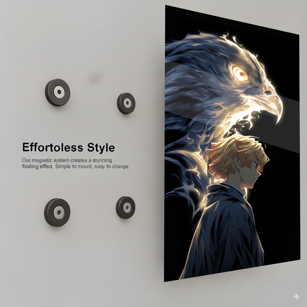 Eagle's Fierce Gaze - Installation Mockup