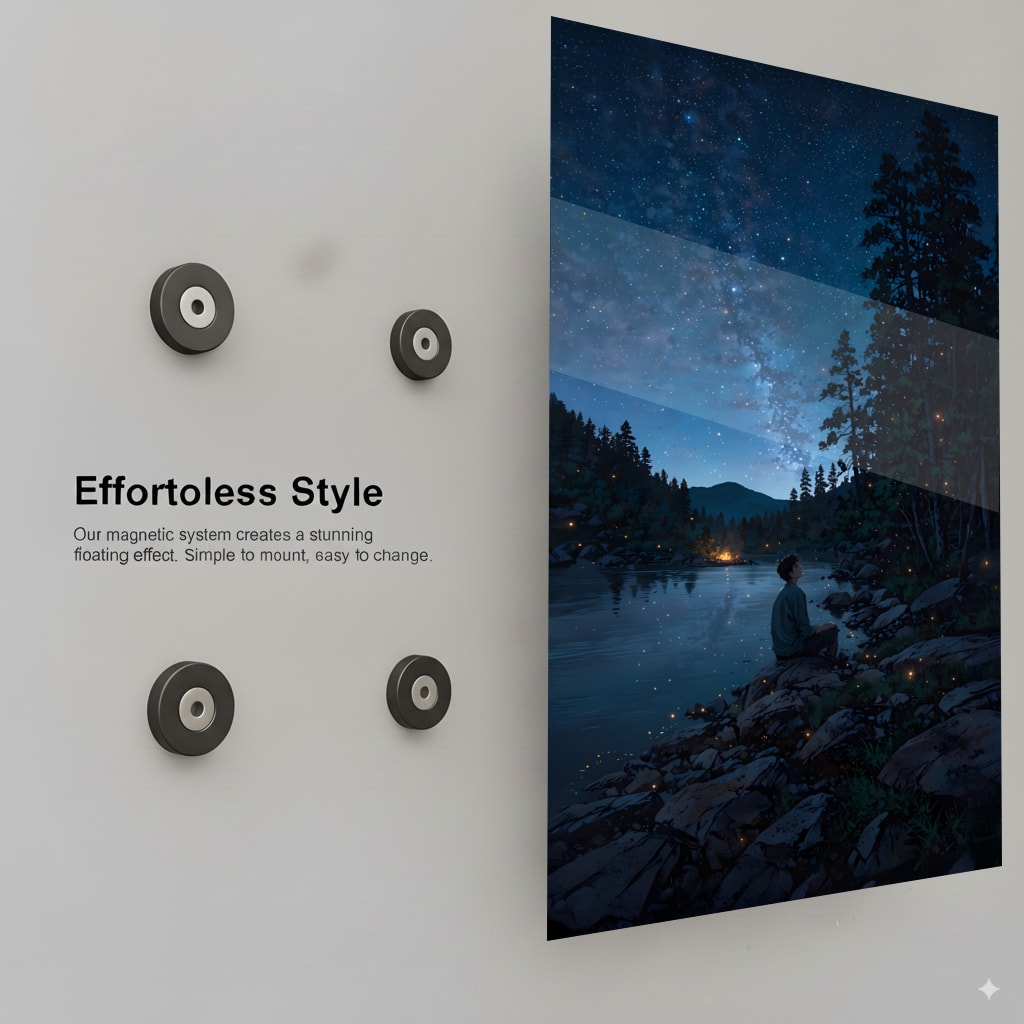 Stargazing by River - Installation Mockup