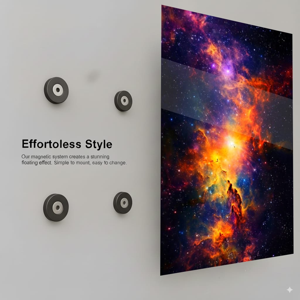 Cosmic Nebula Blaze - Installation Mockup